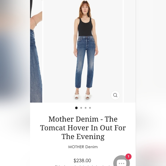 MOTHER The Tomcat Hover - Out for the Evening, size 32 - Picture 3 of 10